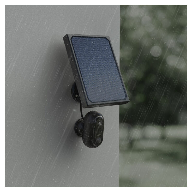 Hama WLAN-Kamera Outdoor, Solar mit Bewegungsmelder, 1080p, mit App, Schwarz