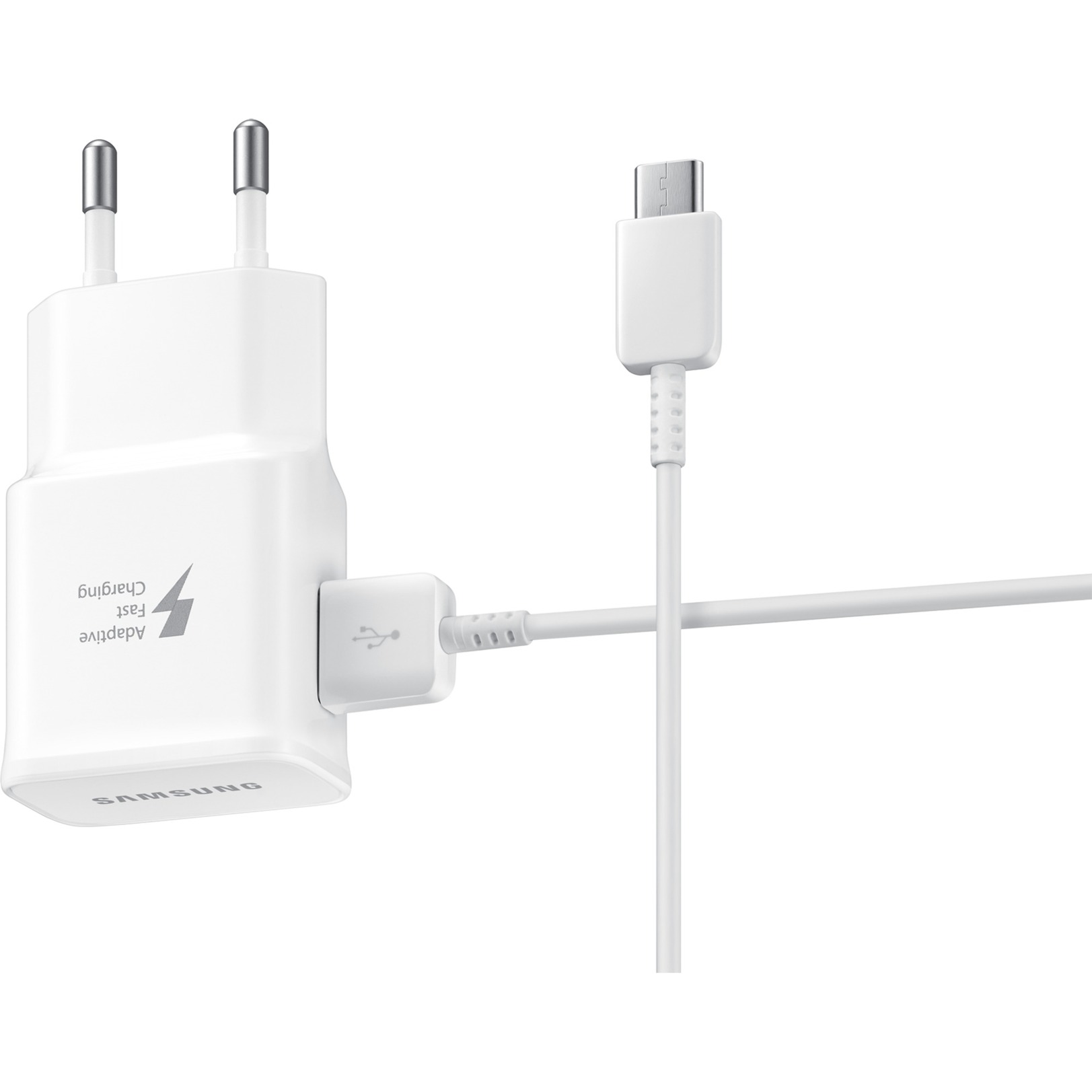 Samsung EP-TA20EW mit USB-C-Kabel weiß