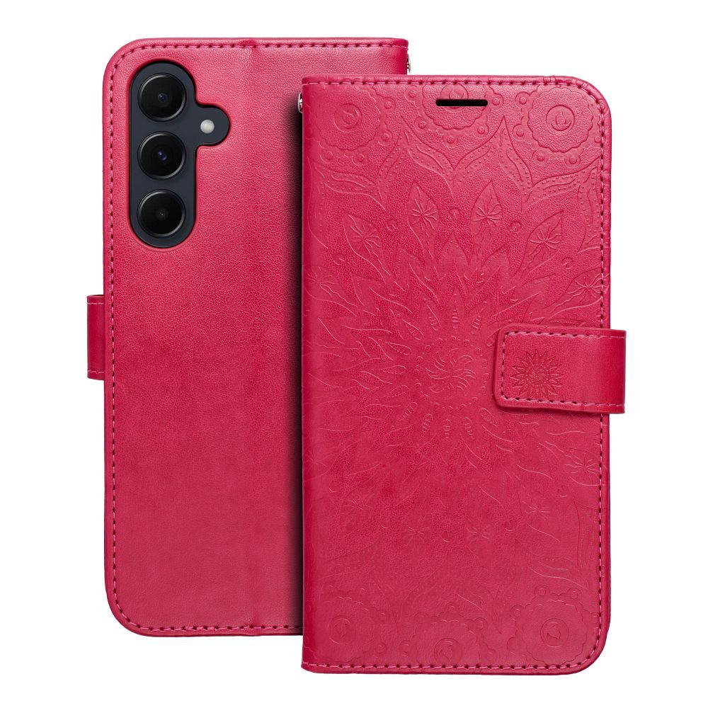 MEZZO Book case for SAMSUNG Galaxy A55 5G mandala magenta