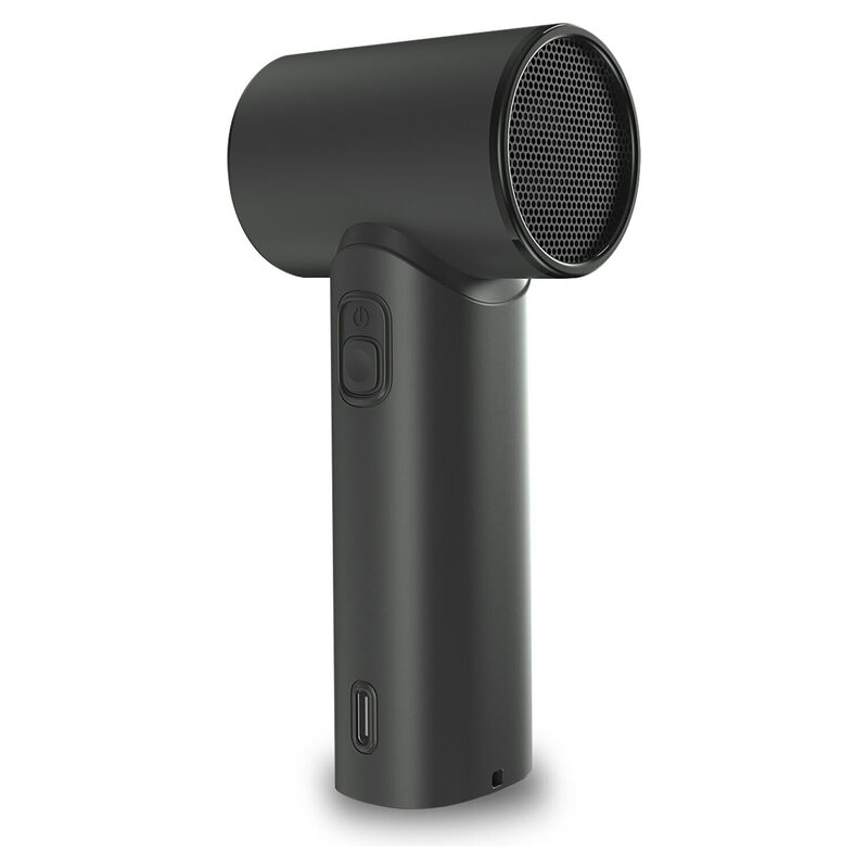 Sogo Handlüfter/Düsenventilator, tragbar, mit BLDC-Motor, Schwarz