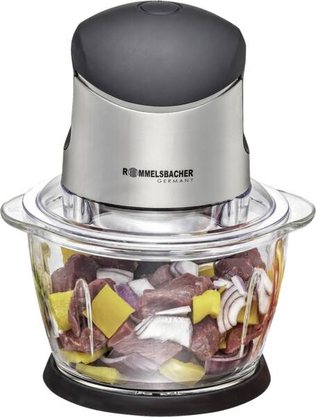 Rommelsbacher Zerkleinerer MZ 400 Edelstahl-Schwarz