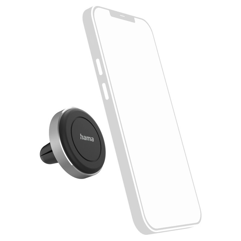 HAMA Universal-Smartphone-Halter Kfz Magnet, Mag tauglich, Alu
