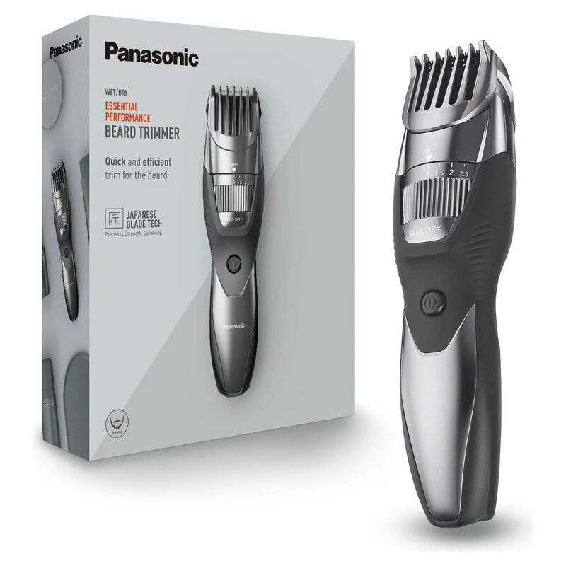 Panasonic ER-GB44-H503, Bart- und Haarschneider, silber-schwarz