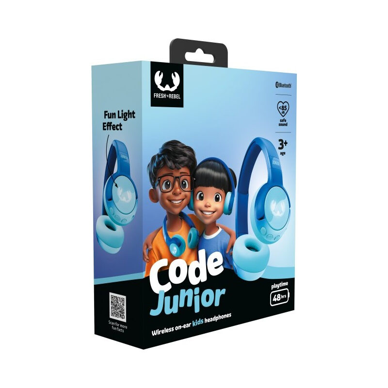 Fresh´n Rebel BT-Kinderkopfhörer Code J blau