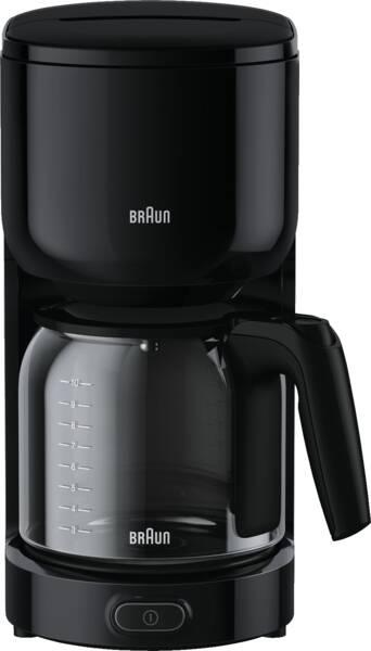 Braun Domestic Home Filterkaffeemaschine KF 3120BK PurEase Schwarz