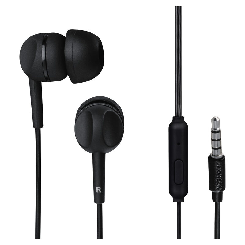 Thomson EAR3005BK In-Ear-Ohrhörer, Mikrofon, Schwarz