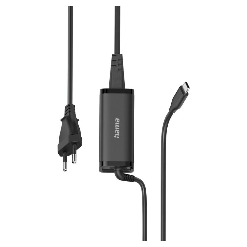 HAMA Universal-Notebook-Netzteil, USB-C, 20V/65W, schwarz