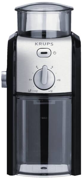Krups Kaffee-/Espressomühle GVX242 Schwarz-Chrom