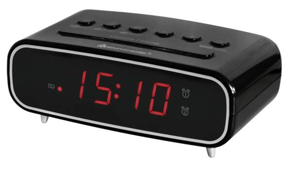Soundmaster Uhrenradio UR111SW Schwarz