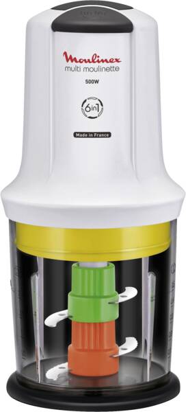 Moulinex Zerkleinerer AT7231 Multi Moulinette 6 in 1 Weiss-Dunkelgrau