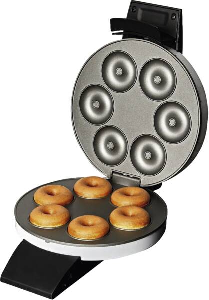 Cloer Donutmaker Donut Maker 6121 Weiss-Schwarz