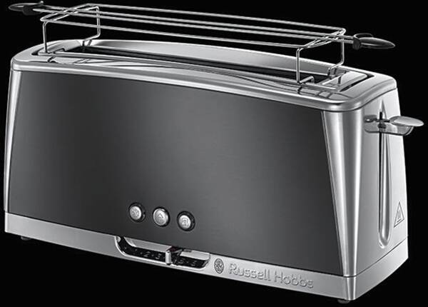 Russell Hobbs Langschlitz-Toaster Luna Moonlight Grey Langschlitz-Toaster
