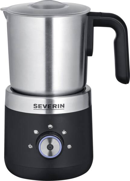 Severin Milchaufschäumer SM 3588 Schwarz-Silber