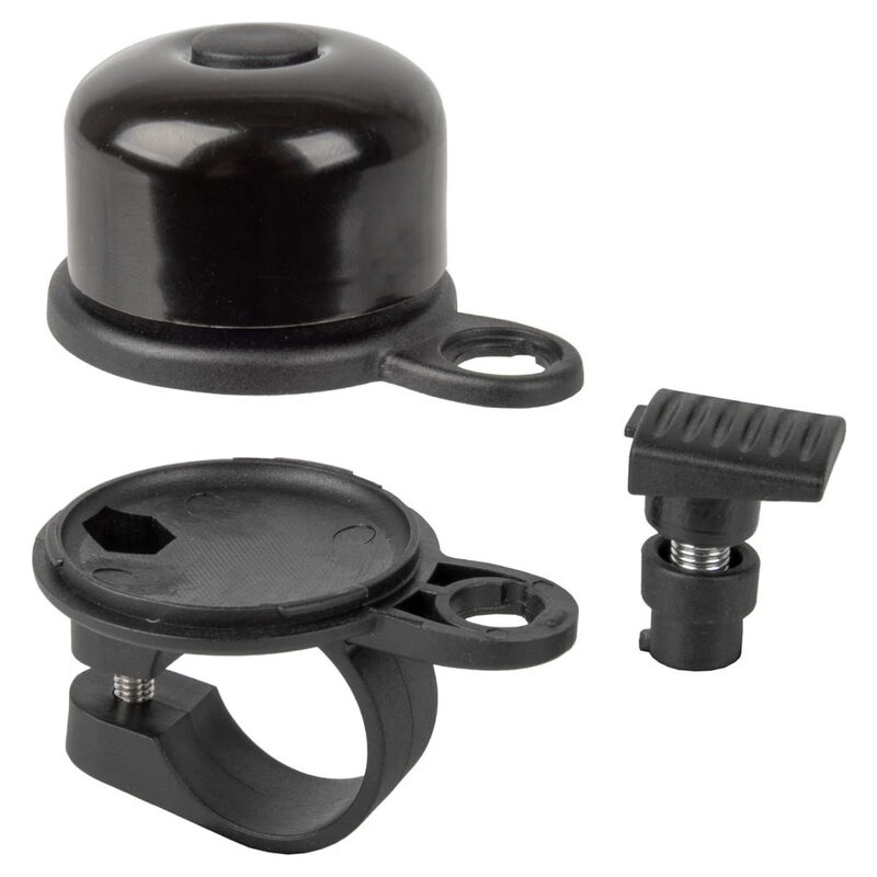 Hama Fahrradklingel AirBell mit AirTag-Halter, Schwarz