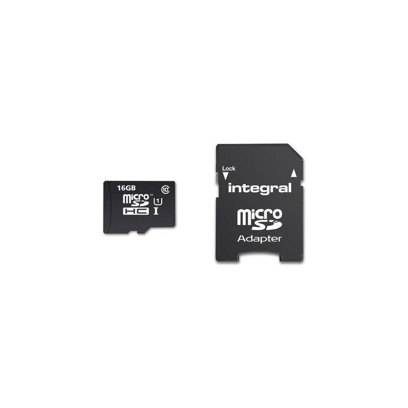 Integral SDHC Micro 16GB UHS-I Adapter 
