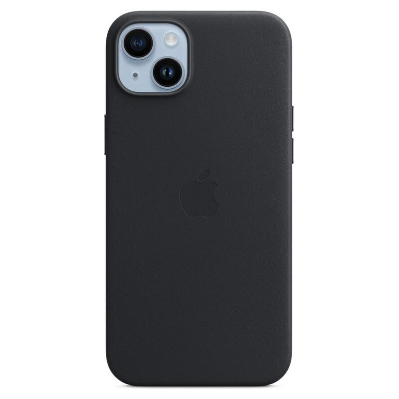 Apple iPhone 14 Plus Leder Case mitternacht