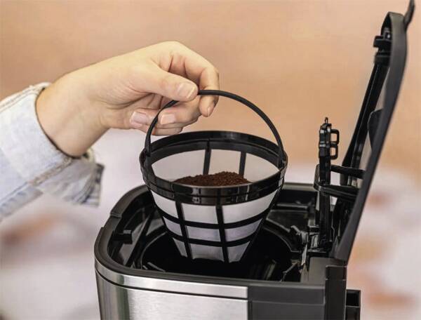 Rommelsbacher Filterkaffeemaschine FKM 1000 Edelstahl-Schwarz