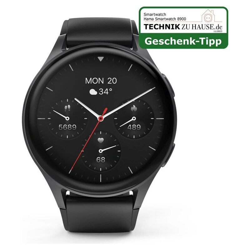 Hama Smartwatch Fit Watch 8900 schwarz