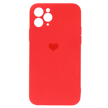 SILICONE HEART CASE Rot für Samsung Galaxy A13 5G / A04s