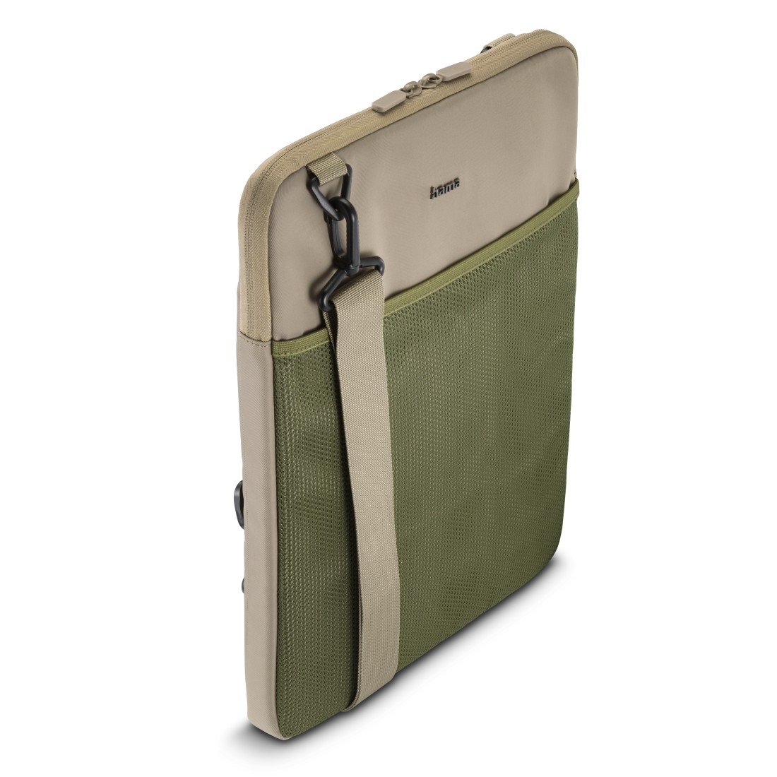 Hama Laptop-Sleeve "To Go" zum Umhängen, von 40 bis 41 cm (15,6" - 16,2"), Bg-Gr