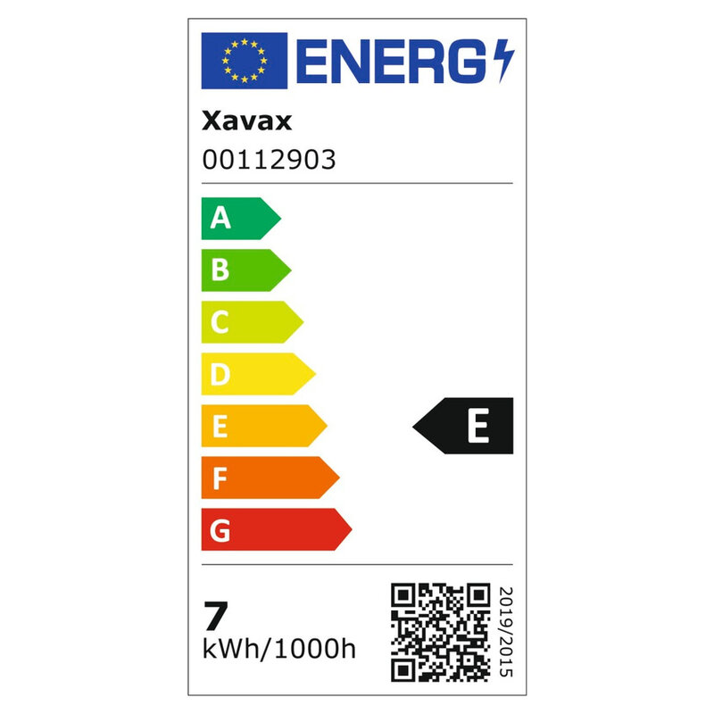 Xavax LED-Glühlampe Filament, E27, 806lm, 6,5W ersetzt 60W, 2 Stk., Warmweiß