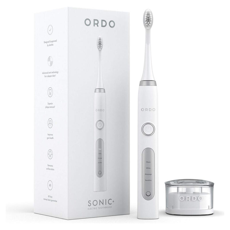 Ordo Sonic+ Zahnbürste weiss silber 