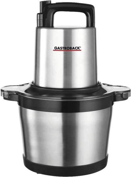 Gastroback Zerkleinerer 40966 Design Multizerkleinerer Professional 5 L Edelstahl-Schwarz