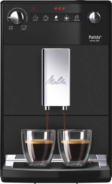 Melitta Kaffeevollautomat Purista Frosted-Black F23/0-104 Mattschwarz