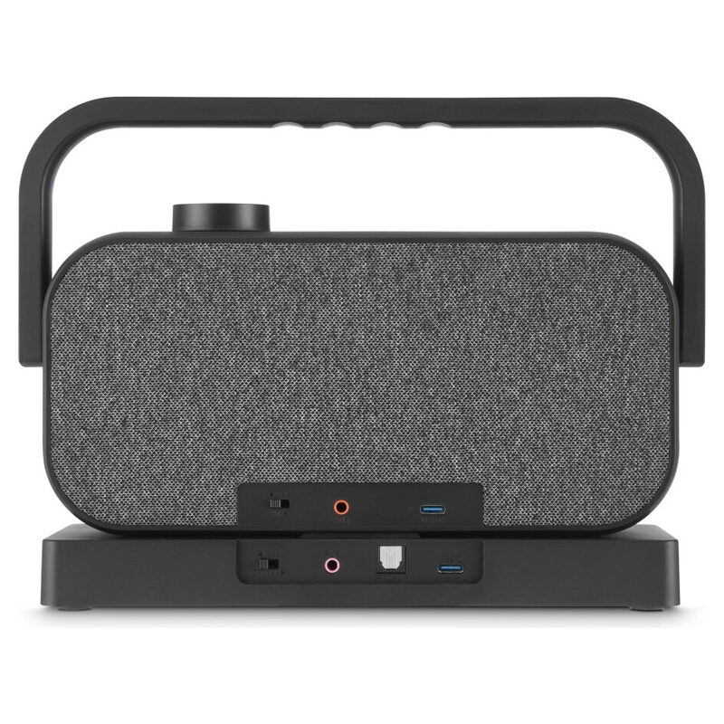 HAMA Lautsprecher für Fernseher,2.4 GHz-Station + Bluetooth®, tragbar, stereo, Schwarz