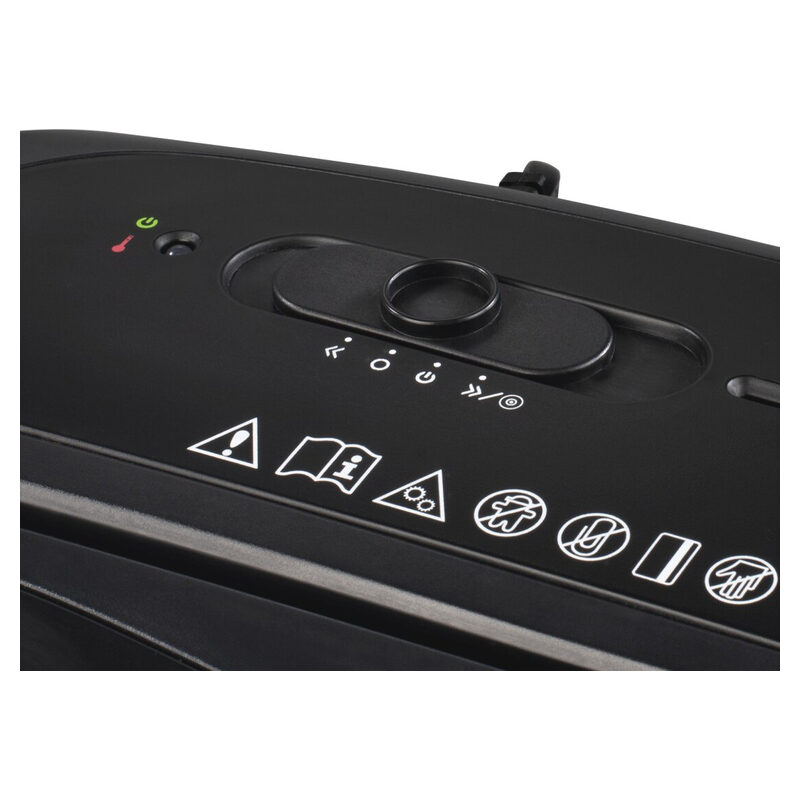 Hama Aktenvernichter Home X12CD, 21L, Sicherheitsstufe E3/P4/T4, Schwarz