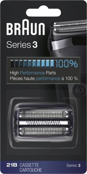 Braun Scherkopf/Scherblatt Kombipack 21 B Schwarz