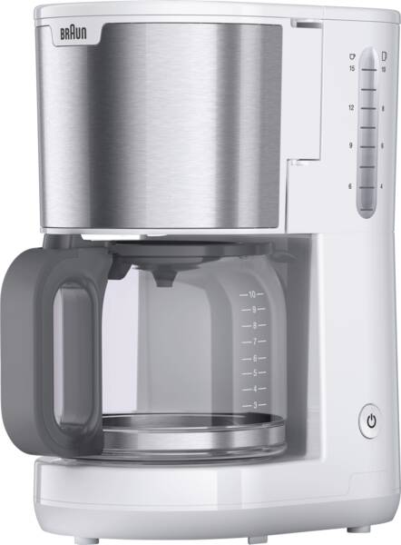 Braun Domestic Home Filterkaffeemaschine KF 1500WH Weiss