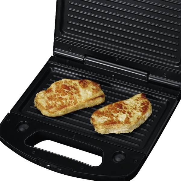 Severin Sandwichmaker SA 2968 Schwarz-Chrom
