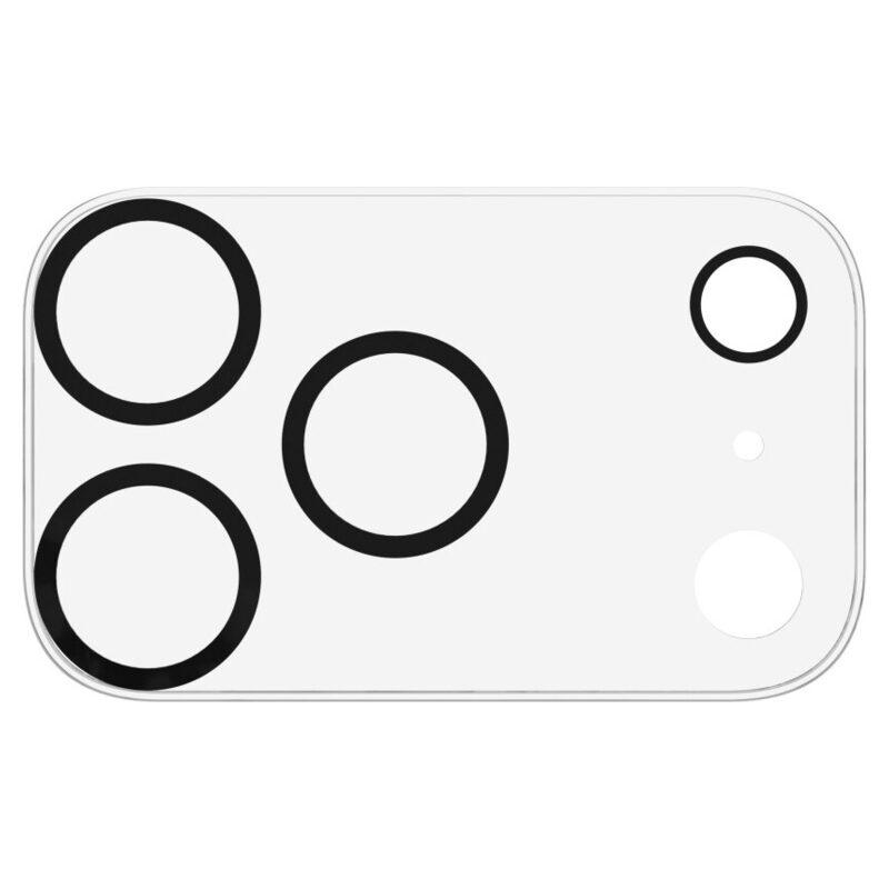 Hama Kamera-Schutzglas Cam Protect für Apple iPhone 17 Pro, Transparent/Schwarz