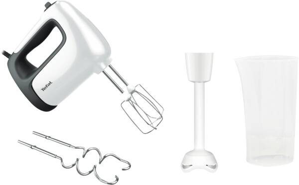 Tefal Handmixer HT4611 Prep Mix+Weiss-Schwarz
