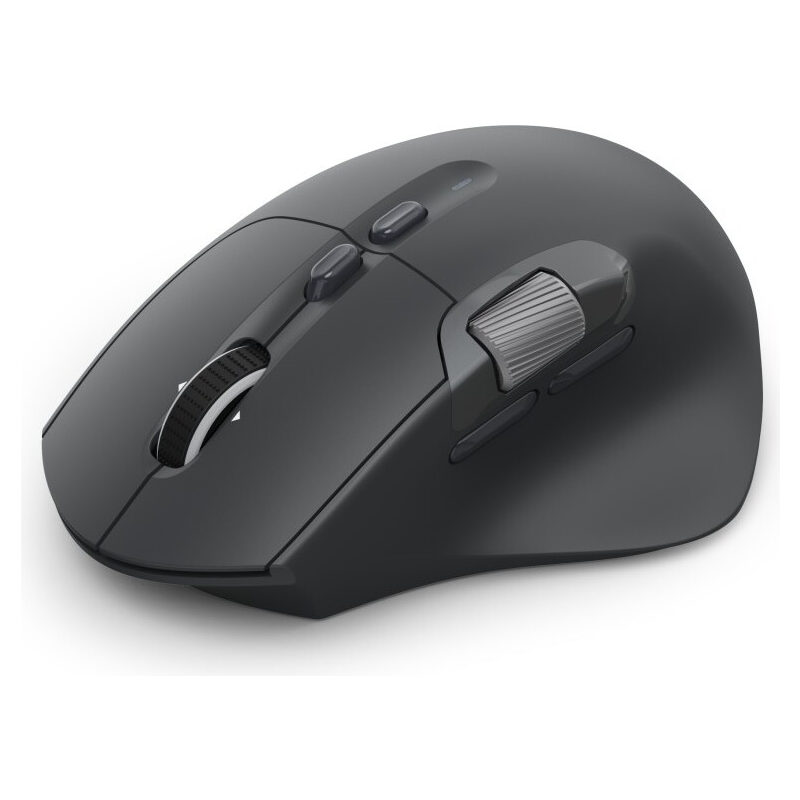 HAMA Multi-Device-Maus WM-900, Funk/Bluetooth, ergonomisch, Akku,LED, Schwarz