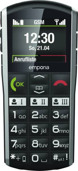 Emporia Tastatur-Handy emporiaSIMPLICITY Schwarz