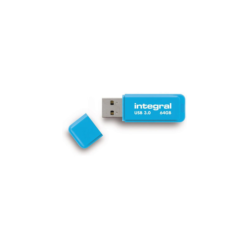 Integral USB Stick 3.0 Neon, blau 64GB