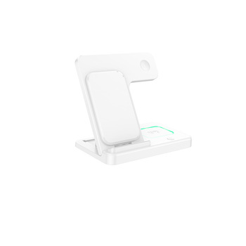 Borofone Wireless induction charger BQ26 Best 3 in 1 15W white