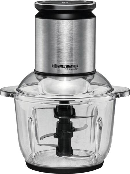 Rommelsbacher Zerkleinerer MZ 600 Glas-Edelstahl-Schwarz