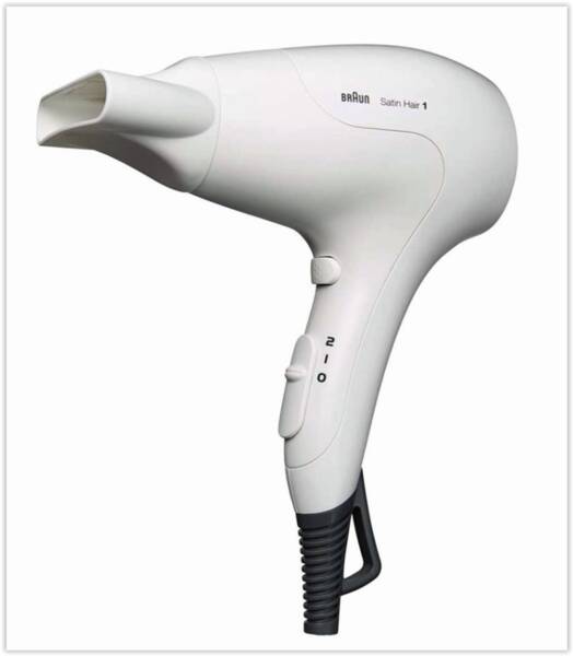 Braun Haircare Haartrockner HD 180 Satin Hair 1 Power Perfection Weiss