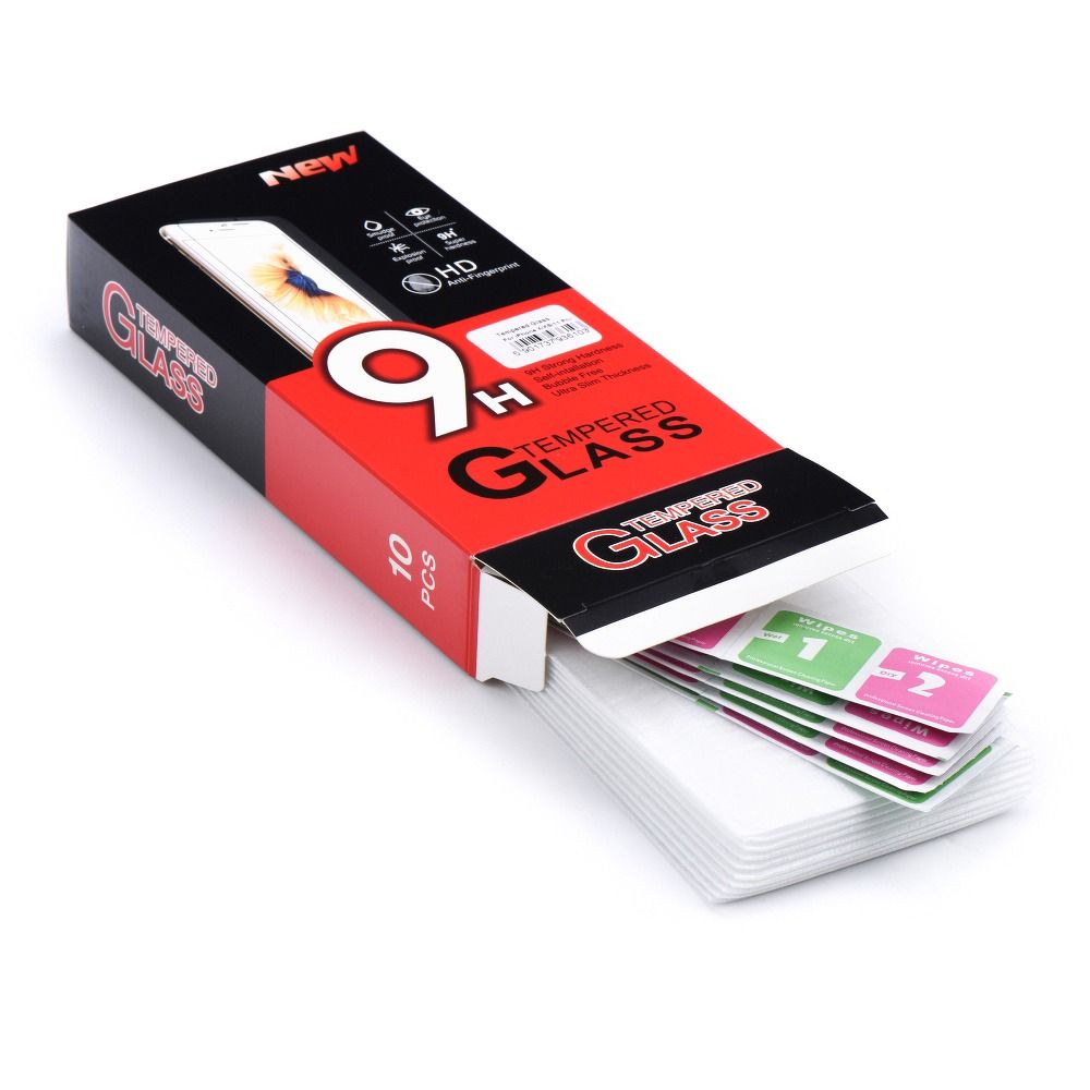 10 Stück Glasfolie 9H für Apple iPhone 13 Pro Max / 14 Pro Max