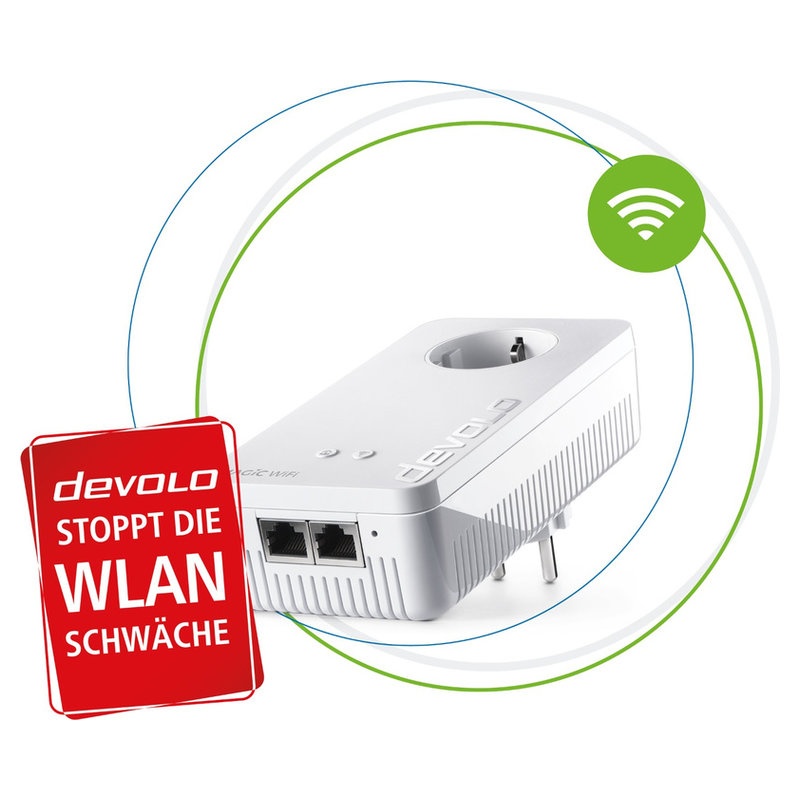 devolo Magic 2 WiFi next Einzeladapter weiss