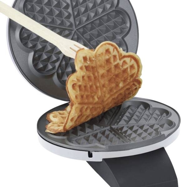 Cloer Waffeleisen Waffelautomat 1621 Weiss