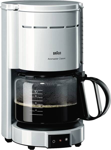 Braun Filterkaffeemaschine KF 47/1 Aromaster Classic Weiss