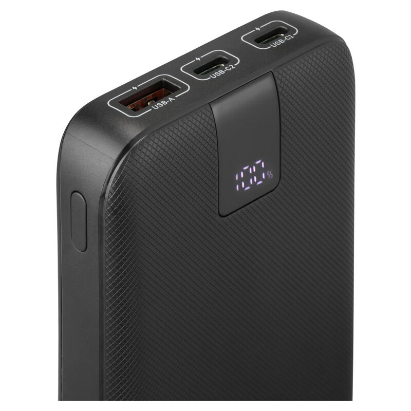 Hama Power Pack PD 10, 10000mAh, Ultra Fast Charge, 2xUSB-C + 1xUSB-A Anthrazit