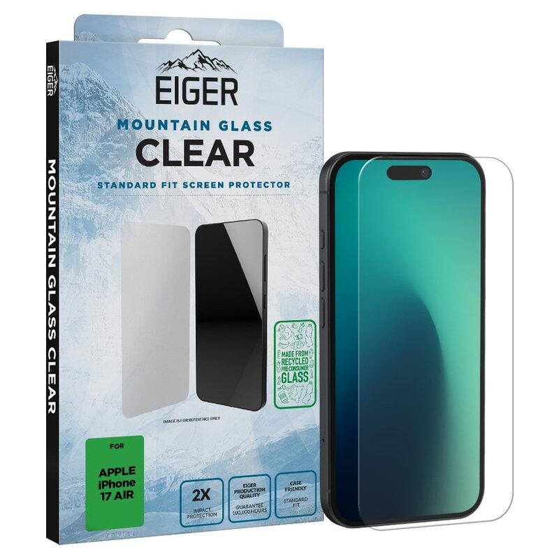 Eiger Schutzglas 2.5D iPhone 17 Air