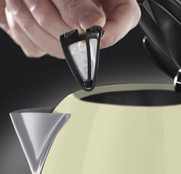 Russell Hobbs Wasserkocher Colours Plus+ Classic Cream Wasserkocher Creme-Edelstahl
