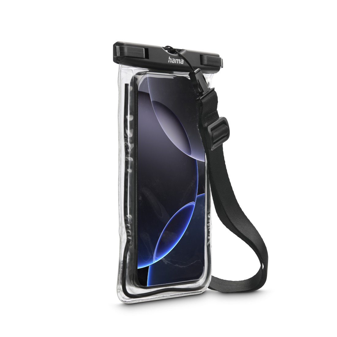 Hama Wasserdichte Handyhülle, bis 6,7", IPX8, Unterwasserhülle, zum Umhängen, SW