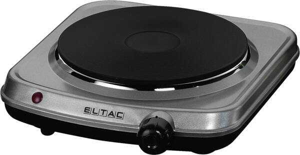 Eltac Einzelkochplatte EK 18 Silbermetallic